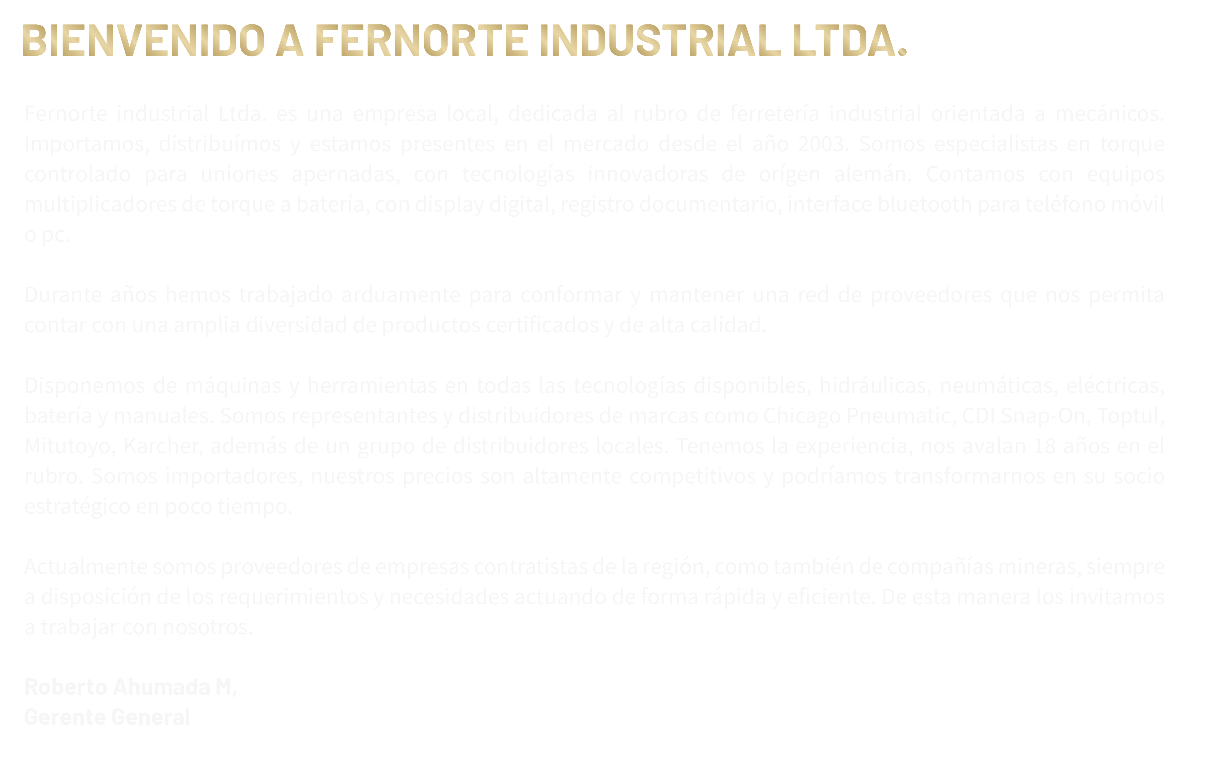 Fernorte Industrial Limitada